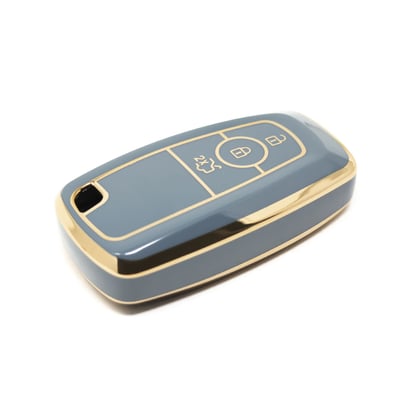 New-Aftermarket-Nano-High-Quality-Cover-For-Ford-Remote-Key-3-Buttons-Gray-Color-Ford-B11J3---Emirates-Keys