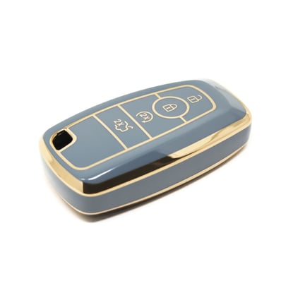 New-Aftermarket-Nano-High-Quality-Cover-For-Ford-Remote-Key-4-Buttons-Gray-Color-Ford-B11J4A---Emirates-Keys