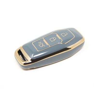 New-Aftermarket-Nano-High-Quality-Cover-For-Ford-Edge-Remote-Key-3-Buttons-Gray-Color-Ford-C11J---Emirates-Keys