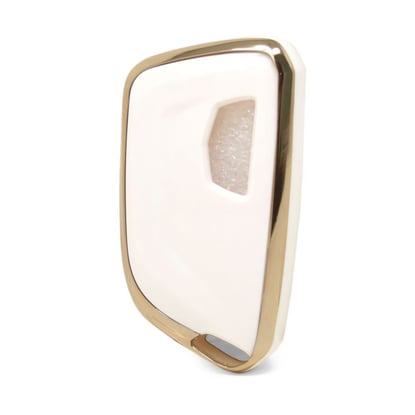 New-Aftermarket-Nano-High-Quality-Cover-For-Cadillac-Remote-Key-4+1-Buttons-White-Color-CDLC-B11J5---Emirates-Keys