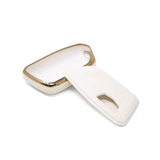 New-Aftermarket-Nano-High-Quality-Cover-For-Cadillac-Remote-Key-4+1-Buttons-White-Color-CDLC-B11J5---Emirates-Keys