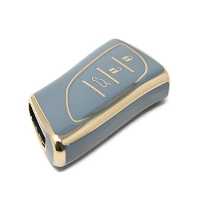 New-Aftermarket-Nano-High-Quality-Cover-For-Lexus-Remote-Key-3-Buttons-Gray-Color-LXS-B11J3---Emirates-Keys