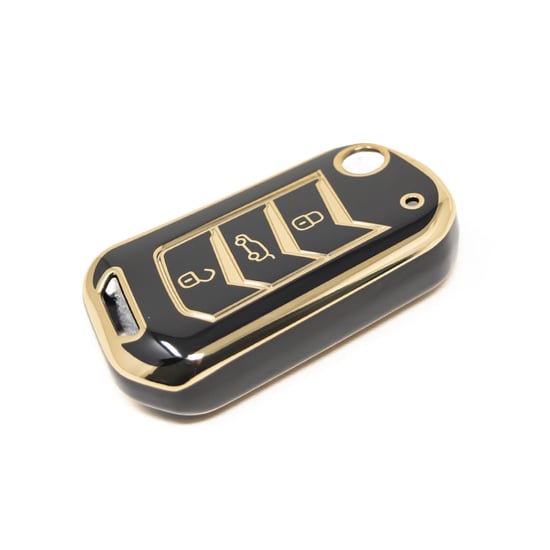 New-Aftermarket-Nano-High-Quality-Cover-For-Mahindra-Flip-Remote-Key-3-Buttons-Black-Color-MHD-A11J---Emirates-Keys