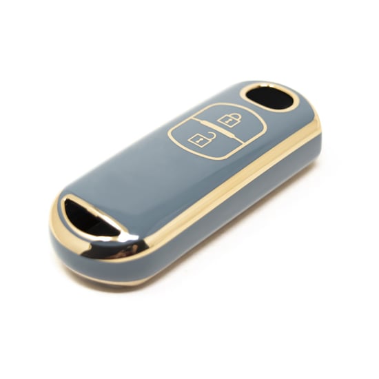 New-Aftermarket-Nano-High-Quality-Cover-For-Mazda-Remote-Key-2-Buttons-Gray-Color-MZD-A11J2---Emirates-Keys