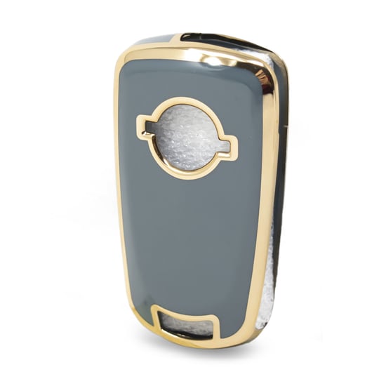 New-Aftermarket-Nano-High-Quality-Cover-For-Opel-Flip-Remote-Key-2-Buttons-Gray-Color-OPEL-A11J---Emirates-Keys