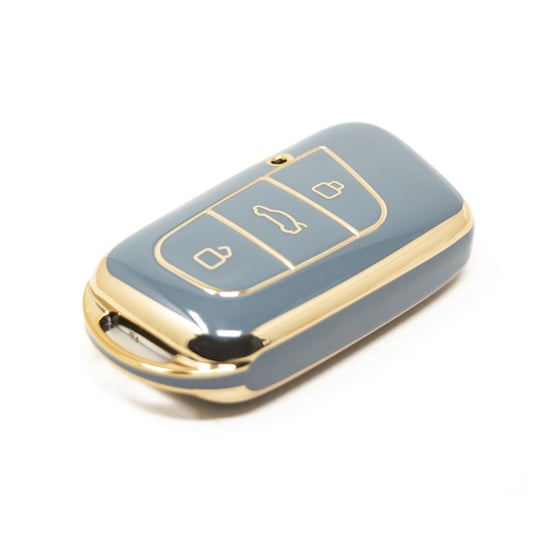 New-Aftermarket-Nano-High-Quality-Cover-For-Chery-Remote-Key-3-Buttons-Gray-Color-CR-B11J---Emirates-Keys