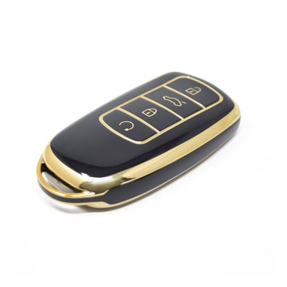 New-Aftermarket-Nano-High-Quality-Cover-For-Chery-Remote-Key-4-Buttons-Black-Color-CR-C11J---Emirates-Keys