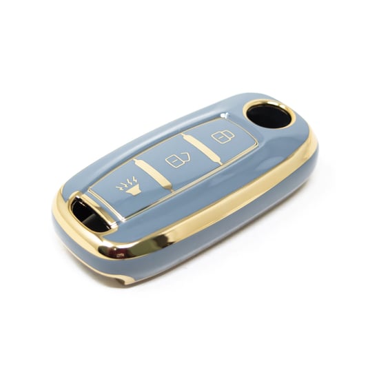 New-Aftermarket-Nano-High-Quality-Cover-For-Venucia-Remote-Key-3-Buttons-Gray-Color-VNC-A11J---Emirates-Keys