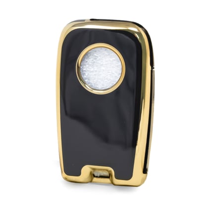 New-Aftermarket-Nano-High-Quality-Cover-For-Venucia-Flip-Remote-Key-4-Buttons-Black-Color-VNC-D11J---Emirates-Keys