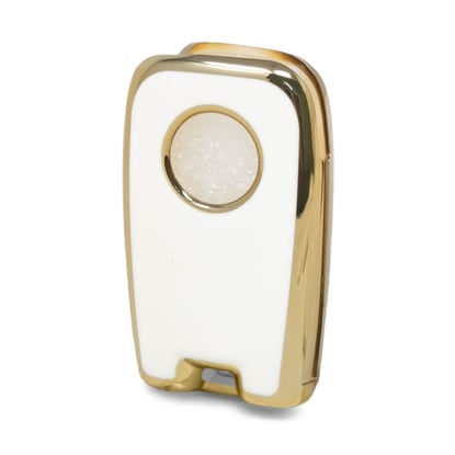 New-Aftermarket-Nano-High-Quality-Cover-For-Venucia-Flip-Remote-Key-4-Buttons-White-Color-VNC-D11J---Emirates-Keys