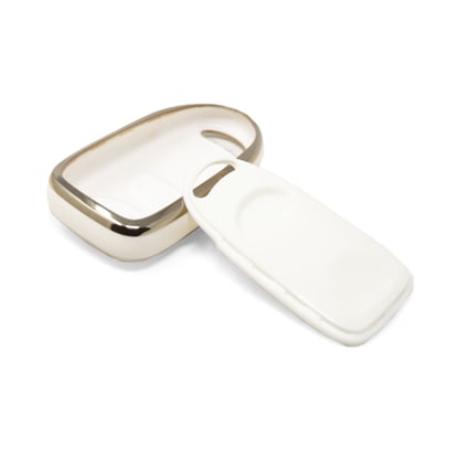 New-Aftermarket-Nano-High-Quality-Cover-For-Kia-Remote-Key-3-Buttons-White-Color-KIA-P11J3---Emirates-Keys