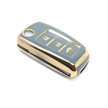 New-Aftermarket-Nano-High-Quality-Cover-For-Nissan-Flip-Remote-Key-3-Buttons-Gray-Color-NS-B11J3---Emirates-Keys