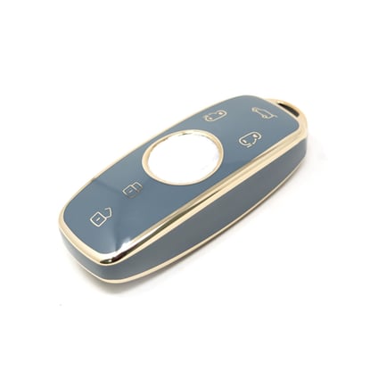 New-Aftermarket-Nano-High-Quality-Cover-For-Roewe-Remote-Key-5-Buttons-Gray-Color-RW-C11J---Emirates-Keys