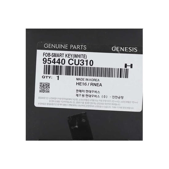 New-Hyundai-Genesis-GV60-2022-Genuine---OEM-Smart-Remote-Key-7+1-Buttons-433MHz-White-Color-OEM-Part-Number:-95440-CU310---FCC-ID:-TQ8-FOB-4F53U---Emirates-Keys