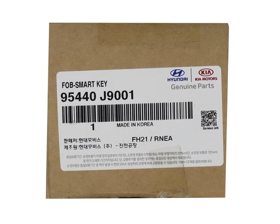 New-Hyundai-Kona-2020-Genuine-OEM-Smart-Key-4-Buttons-433MHz-95440-J9001-95440J9001-FCCID:-TQ8-FOB-4F19-OEM-Box---Emirates-Keys
