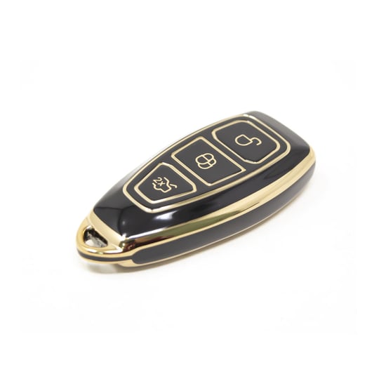 New-Aftermarket-Nano-High-Quality-Cover-For-Ford-Remote-Key-3-Buttons-Black-Color-Ford-D11J---Emirates-Keys