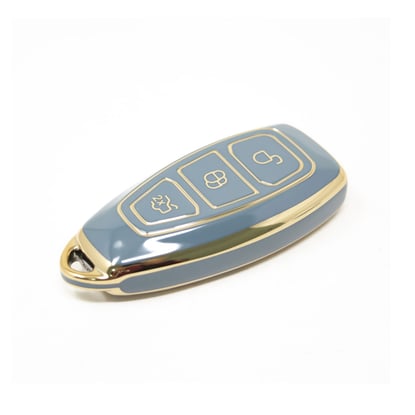 New-Aftermarket-Nano-High-Quality-Cover-For-Ford-Remote-Key-3-Buttons-Gray--Color-Ford-D11J---Emirates-Keys
