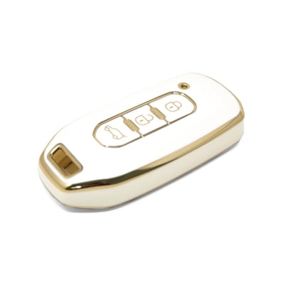 New-Aftermarket-Nano-High-Quality-Cover-For-Ford-Remote-Key-3-Buttons-White-Color-Ford-H11J---Emirates-Keys