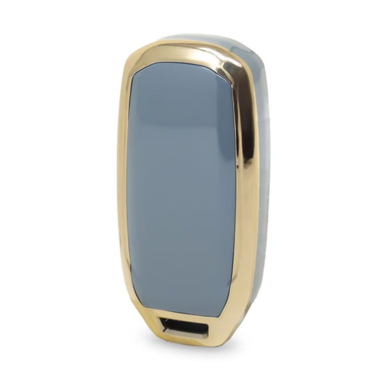 New-Aftermarket-Nano-High-Quality-Cover-For-Ford-Remote-Key-3-Buttons-Gray-Color-Ford-H11J---Emirates-Keys