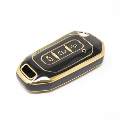 New-Aftermarket-Nano-High-Quality-Cover-For-Ford-Flip-Remote-Key-3-Buttons-Black-Color-Ford-I11J---Emirates-Keys