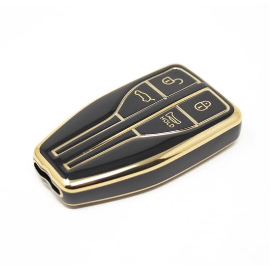 New-Aftermarket-Nano-High-Quality-Cover-For-Hongqi-Remote-Key-4-Buttons-Black-Color-HQ-A11J---Emirates-Keys