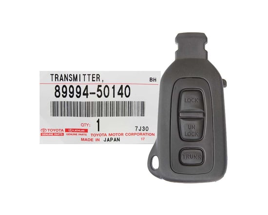 Brand-NEW-Lexus-LS430-2001-2003-Genuine-OEM-Fobik-Remote-Key-3-Buttons-304MHz-89994-50140-8999450140---FCCID:-TMEL-2-12BZA---Emirates-Keys