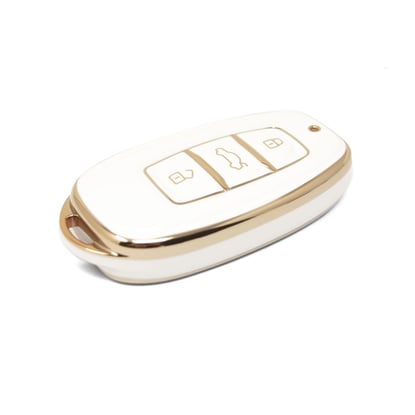 New-Aftermarket-Nano-High-Quality-Cover-For-Hongqi-Remote-Key-3-Buttons-White-Color-HQ-C11J---Emirates-Keys