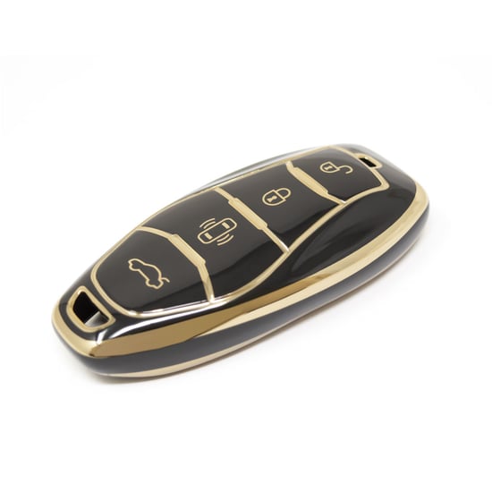 New-Aftermarket-Nano-High-Quality-Cover-For-Hongqi-Remote-Key-4-Buttons-Black-Color-HQ-D11J---Emirates-Keys