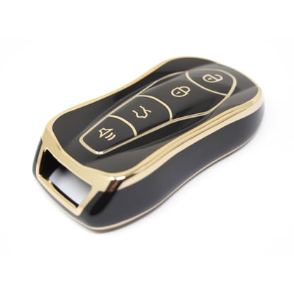 New-Aftermarket-Nano-High-Quality-Cover-For-Geely-Remote-Key-4-Buttons-Black-Color-GL-C11J---Emirates-Keys