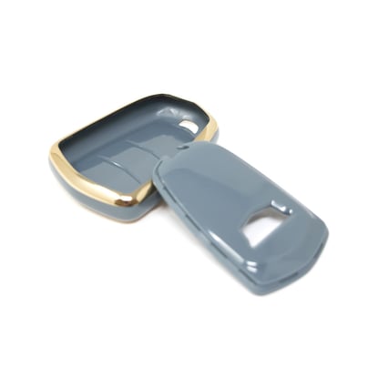 New-Aftermarket-Nano-High-Quality-Cover-For-Cadillac-Remote-Key-3+1-Buttons-Gray-Color-CDLC-A11J4---Emirates-Keys