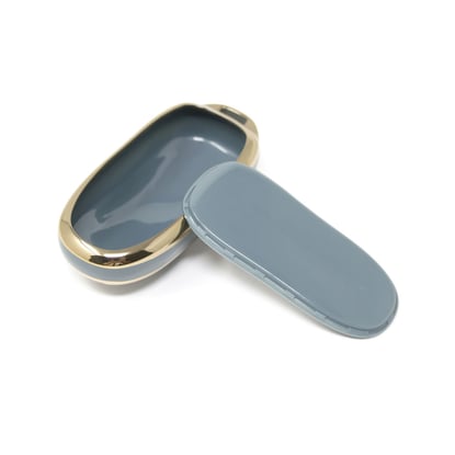 New-Aftermarket-Nano-High-Quality-Cover-For-Tesla-Remote-Key-3-Buttons-Gray-Color-TSL-C11J---Emirates-Keys