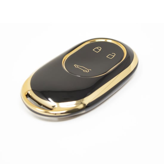 New-Aftermarket-Nano-High-Quality-Cover-For-NIO-Remote-Key-3-Buttons-Black-Color-NIO-B11J---Emirates-Keys