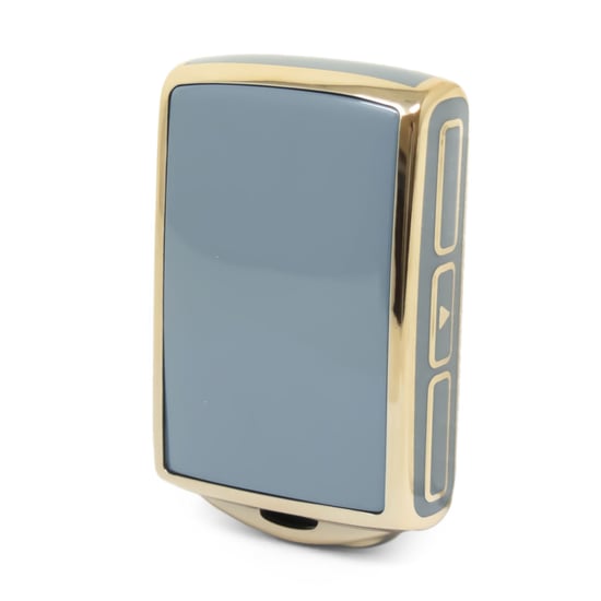 New-Aftermarket-Nano-High-Quality-Cover-For-Volvo-S90-Smart-Remote-Key-4-Buttons-Gray-Color-VOL-B11J---Emirates-Keys