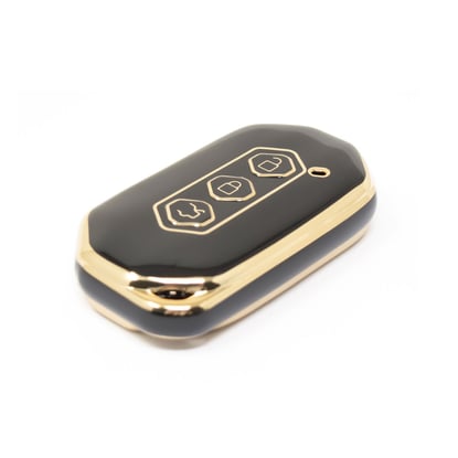 New-Aftermarket-Nano-High-Quality-Cover-For-Wuling-Smart-Remote-Key-3-Buttons-Black-Color-WL-B11J---Emirates-Keys