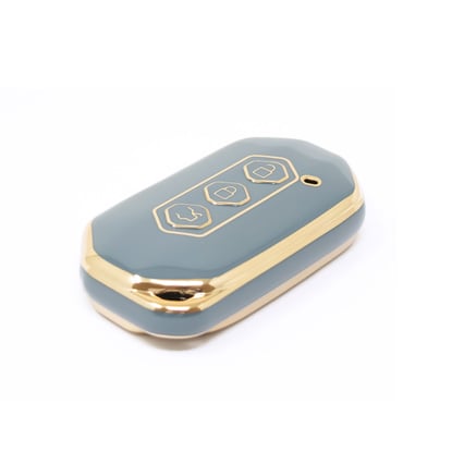New-Aftermarket-Nano-High-Quality-Cover-For-Wuling-Smart-Remote-Key-3-Buttons-Gray-Color-WL-B11J---Emirates-Keys