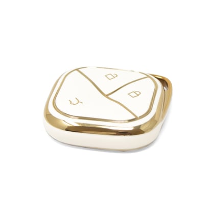 New-Aftermarket-Nano-High-Quality-Cover-For-Wuling-Smart-Remote-Key-3-Buttons-White-Color-WL-E11J---Emirates-Keys