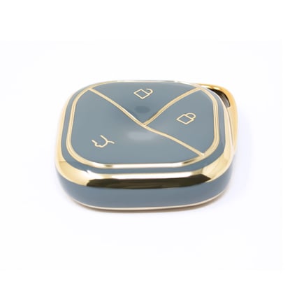 New-Aftermarket-Nano-High-Quality-Cover-For-Wuling-Smart-Remote-Key-3-Buttons-Gray-Color-WL-E11J---Emirates-Keys