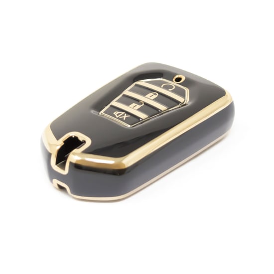 New-Aftermarket-Nano-High-Quality-Cover-For-Isuzu-Remote-Key-4-Buttons-Black-Color-ISZ-B11J4A---Emirates-Keys