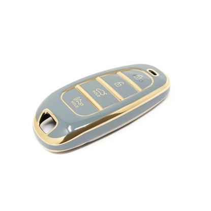 New-Aftermarket-Nano-High-Quality-Cover-For-Hyundai-Sonata-Remote-Key-3+1-Buttons-Gray-Color-HY-H11J4A---Emirates-Keys