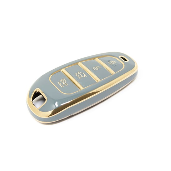 New-Aftermarket-Nano-High-Quality-Cover-For-Hyundai-Sonata-Remote-Key-3+1-Buttons-Gray-Color-HY-H11J4A---Emirates-Keys