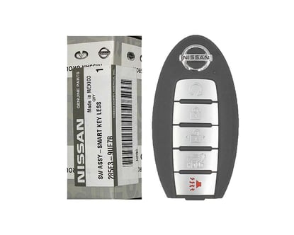 NEW-Nissan-Murano-Pathfinder-2019-2021-Genuine-OEM-Smart-Remote-Key-5-Buttons-433MHz-Manufacturer-Part-Number:-285E3-9UF7B---FCCID:-KR5TXN7---Emirates-Keys