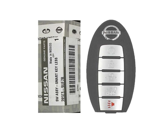NEW-Nissan-Murano-Pathfinder-2019-2021-Genuine-OEM-Smart-Remote-Key-5-Buttons-433MHz-Manufacturer-Part-Number:-285E3-9UF7B---FCCID:-KR5TXN7---Emirates-Keys