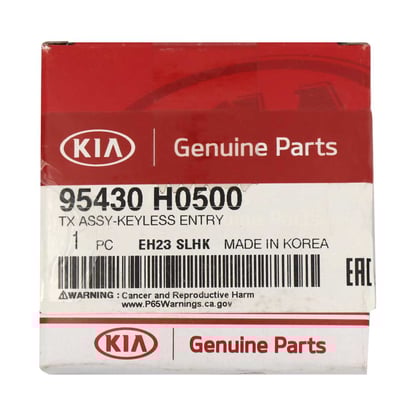 New-KIA-Rio-2021-Flip-Genuine-OEM-Remote-Key-3-Buttons-433MHz-Manufacturer-Part-Number:-95430-H0500--Emirates-Keys