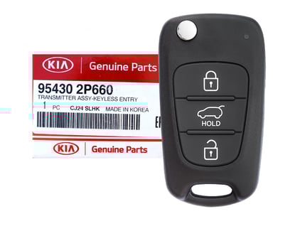 Brand-NEW-Kia-Sorento-2010-2012-Genuine-OEM-Flip-Remote-Key-3-Buttons-433MHz-Manufacturer-Part-Number:-95430-2P660---Emirates-Keys