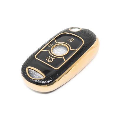 New-Aftermarket-Nano-High-Quality-Cover-For-Buick-Smart-Remote-Key-3-Buttons-Black-Color-BK-B13J---Emirates-Keys