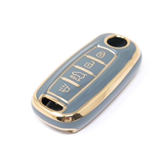 New-Aftermarket-Nano-High-Quality-Cover-For-Venucia-Remote-Key-4-Buttons-Gray-Color-VNC-A11J4---Emirates-Keys