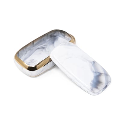 New-Aftermarket-Nano-High-Quality-Marble-Cover-For-Perodua-Remote-Key-4-Buttons-White-Color-PRD-A12J---Emirates-Keys