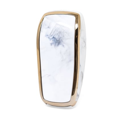 New-Aftermarket-Nano-High-Quality-Marble-Cover-For-Mercedes-Benz-Remote-Key-4-Buttons-White-Color-Benz-B12J4---Emirates-Keys