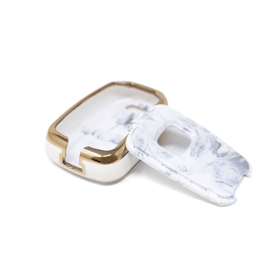 New-Aftermarket-Nano-High-Quality-Marble-Cover-For-Honda-Remote-Key-4-Buttons-White-Color-HD-D12J4---Emirates-Keys