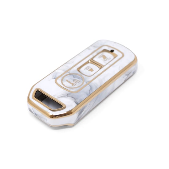 New-Aftermarket-Nano-High-Quality-Marble-Cover-For-Honda-Remote-Key-3-Buttons-White-Color-HD-I12J---Emirates-Keys